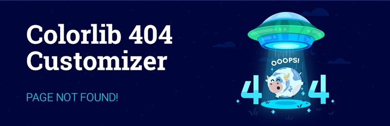 Colorlib 404 Customizer wp plugin